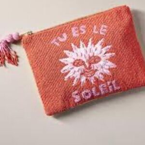 Anthropologie Anisa Makoul beaded purse new unused